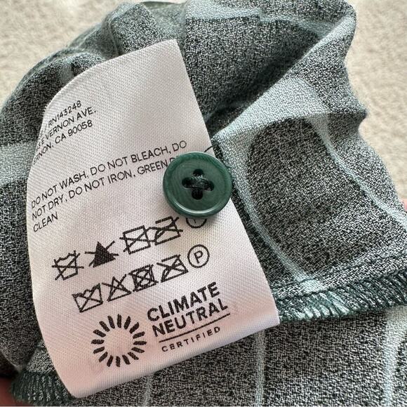 Reformation Port Green Retro Dress - Picture 8 of 9